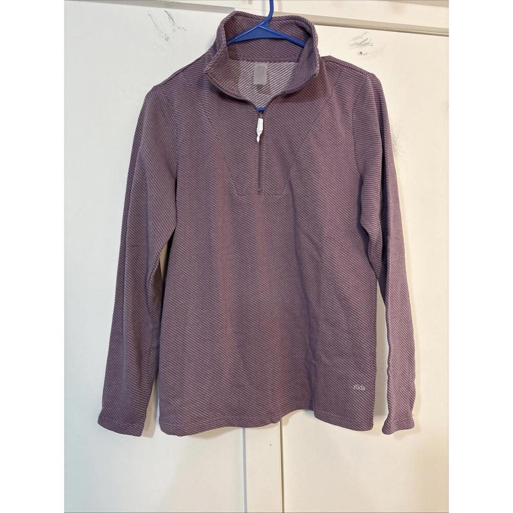 Zuda Women's Reg. Long Sleeves  Quarter‎ Zip Pullover Top XXS BRAND NEW WOT